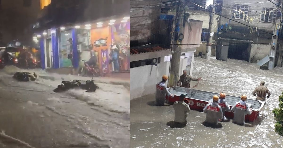 Temporal no Rio de Janeiro deixa rastro de destruição e vítimas fatais 30 FN+
