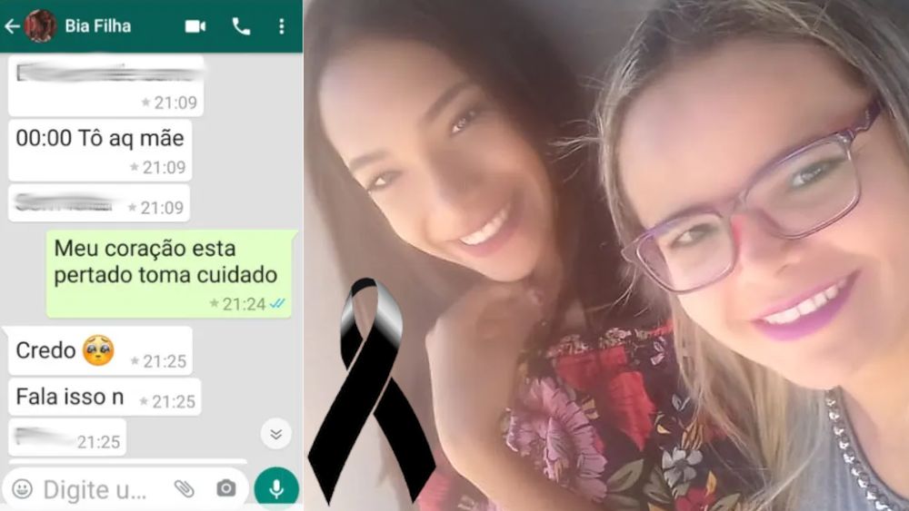Mãe pressentiu que a filha corria perigo e mandou mensagens minutos antes da jovem perder a vida em crime assombroso: ‘Coração está apertado, toma cuidado’ 31 FN+