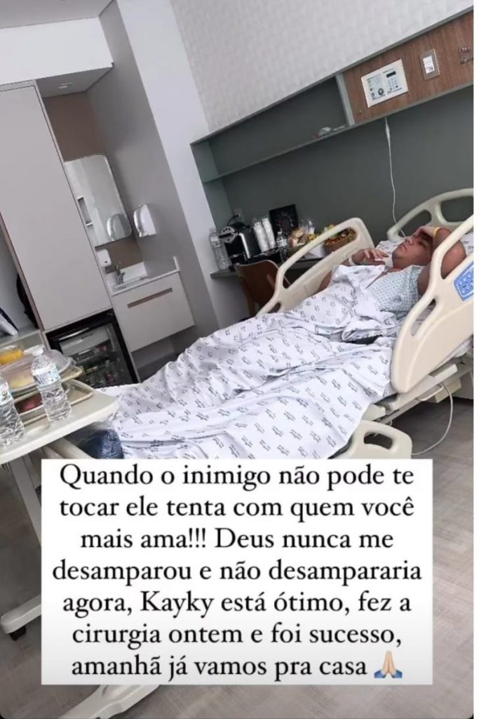 Filho de Deolane Bezerra em hospital