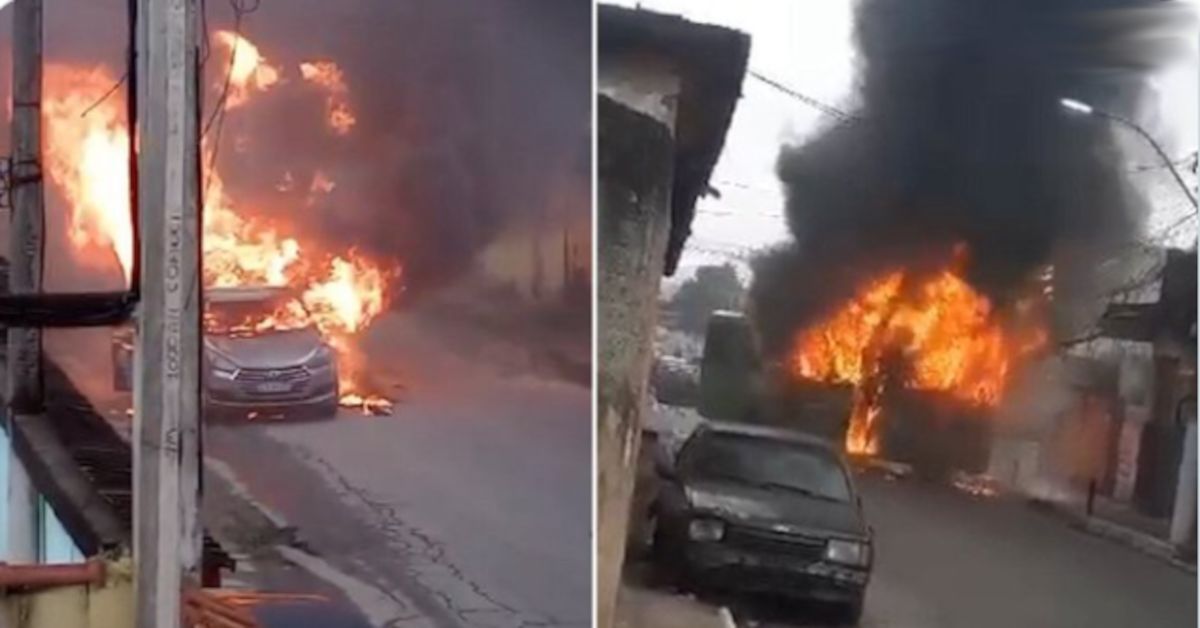 RJ: Disputa entre traficantes e milicianos tem manhã de intensos tiroteios, carros em chamas e conjunto habitacional invadido 31 FN+