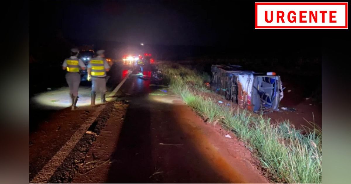 Acidente envolvendo ônibus deixa várias vítimas fatais e feridos 31 FN+