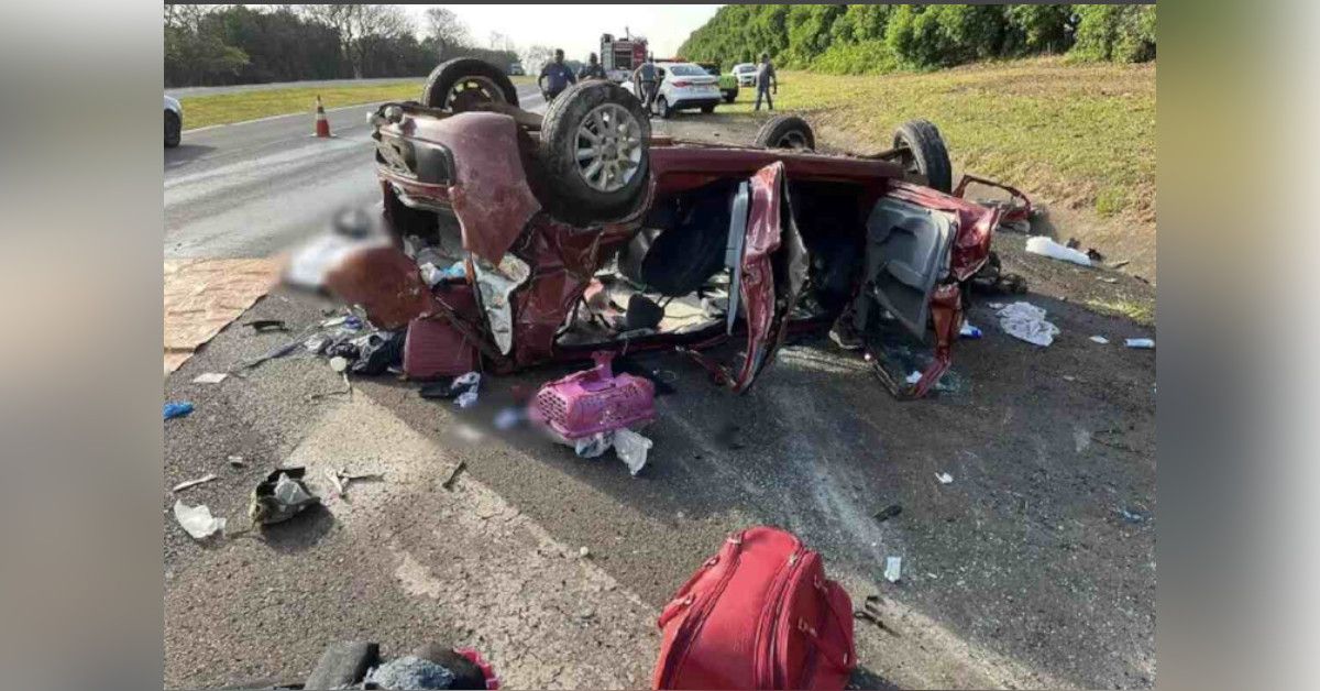 Acidente na SP-310 ceifa as vidas de mãe e filho e deixa feridos 31 FN+