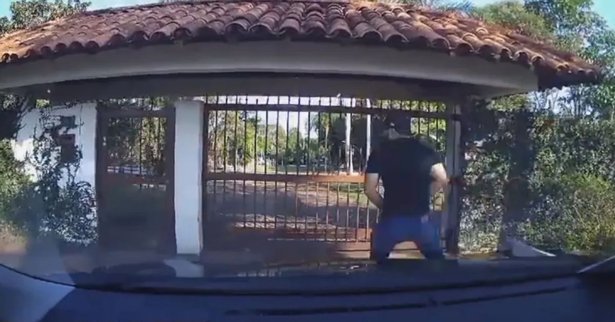Homem é preso suspeito de ter pulado muro de casa no DF e cometido abuso, imagens levaram a polícia até ele após o flagra 31 FN+