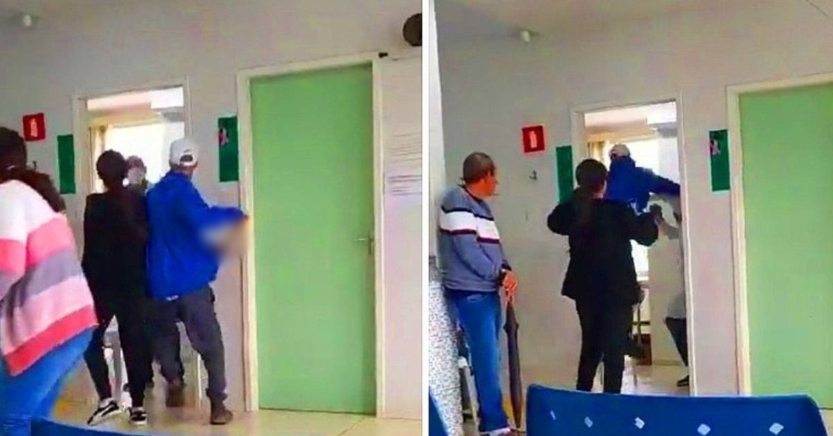 Homem invade Unidade de Saúde com martelo e ataca médico; video 31 FN+