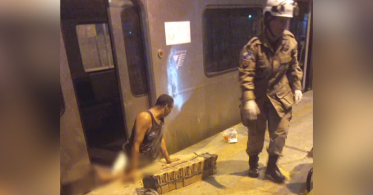 Homem tenta saltar plataforma em estação de trem e o pior acontece 31 FN+