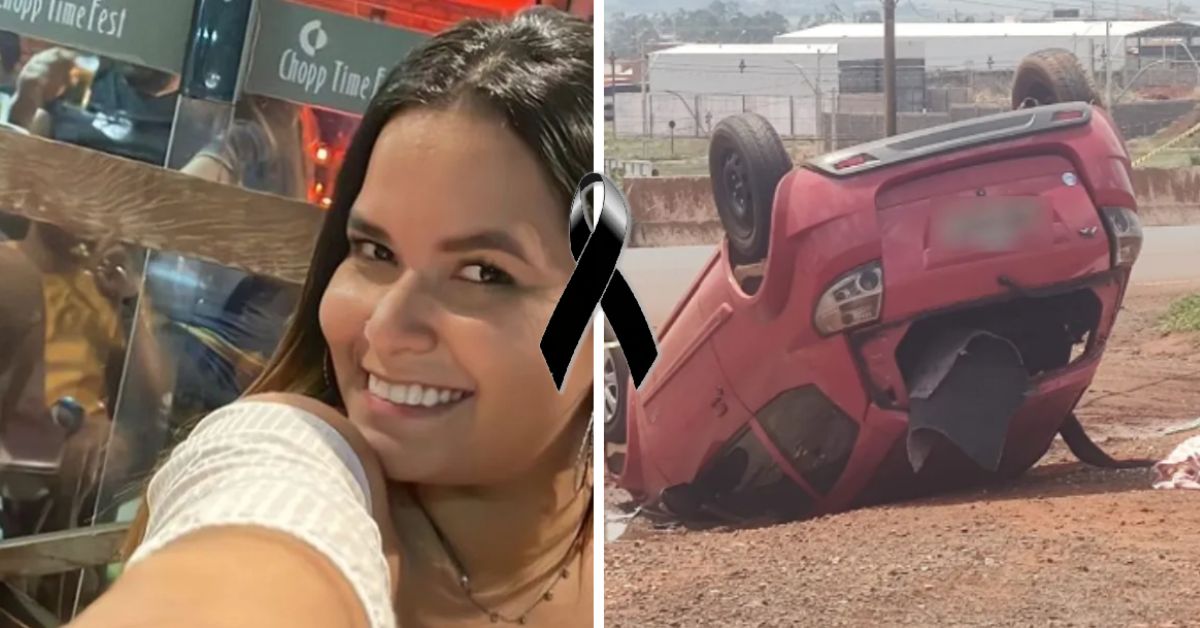 Jovem fisioterapeuta tem corpo amarrado em lençol e arremessado após carro capotar; vídeo flagrou momento 31 FN+