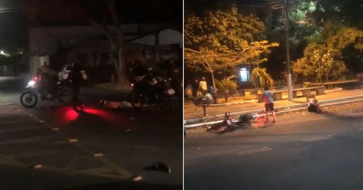 Marinheiro tem perna amputada por condutor de moto que fugia da polícia depois de ‘empinar moto’ 31 FN+