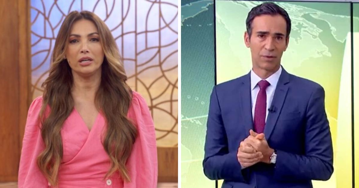 Patrícia Poeta e César Tralli entram ao vivo para dar triste notícia a todos os brasileiros: 'Lamenta profundamente' 31 FN+