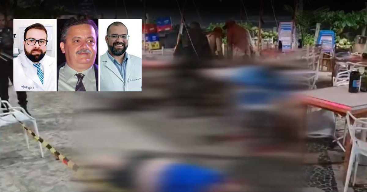 Três médicos de São Paulo são executados em quiosque no Rio de Janeiro; câmera de segurança flagra momento 31 FN+