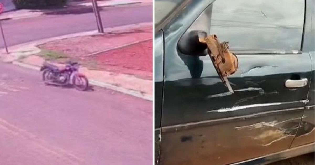 Vídeo flagra moto circulando sem piloto em rua e deixa moradores assombrados 31 FN+