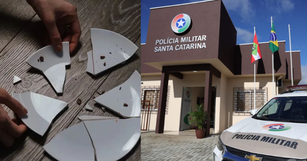 Durante discussão mulher arremessa prato contra o companheiro e caso tem desfecho trágico 31 FN+