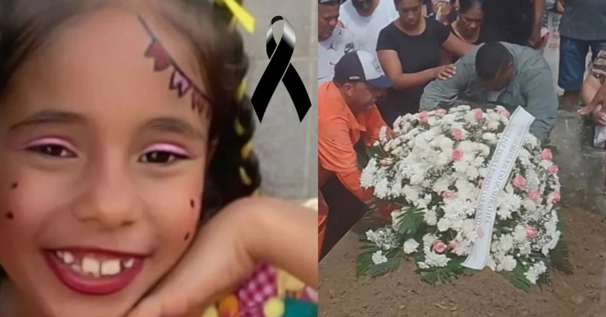 Sepultamento de menina de 7 anos é marcado por comoção e desespero; mãe é presa 31 FN+