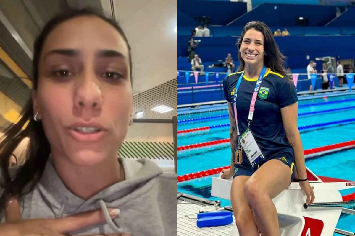 Nadadora expulsa das Olimpíadas de Paris retorna ao Brasil e dispara: ‘Todos vão saber a verdade’ 31 1News Brasil