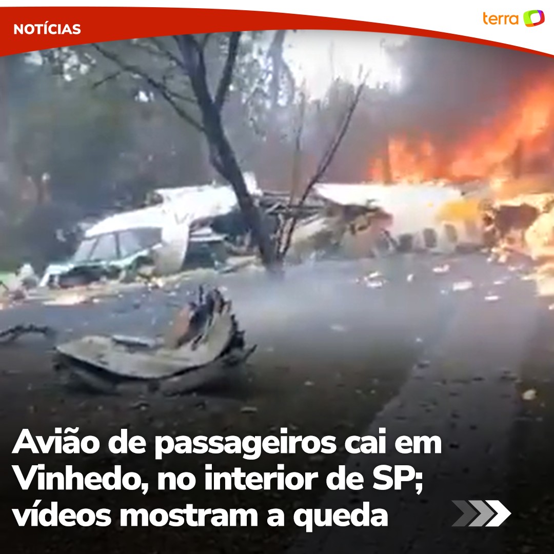 Avião com 62 Pessoas Cai em Vinhedo, SP; Vídeo Mostra o Acidente... 34 1723236815 Aviao com 62 Pessoas Cai em Vinhedo SP Video Mostra.jpg