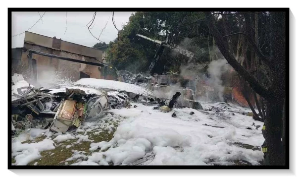 1723303279 339 Fotos mostram como ficou o ATR 72 da Voepass que caiu