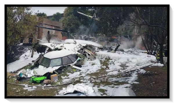1723303279 744 Fotos mostram como ficou o ATR 72 da Voepass que caiu