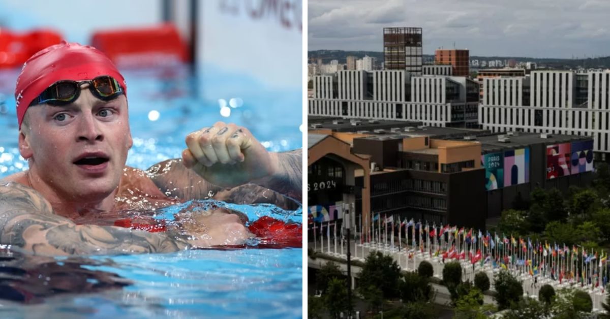 Adam Peaty Reclama de Comida na Vila Olimpica de Paris.jpg