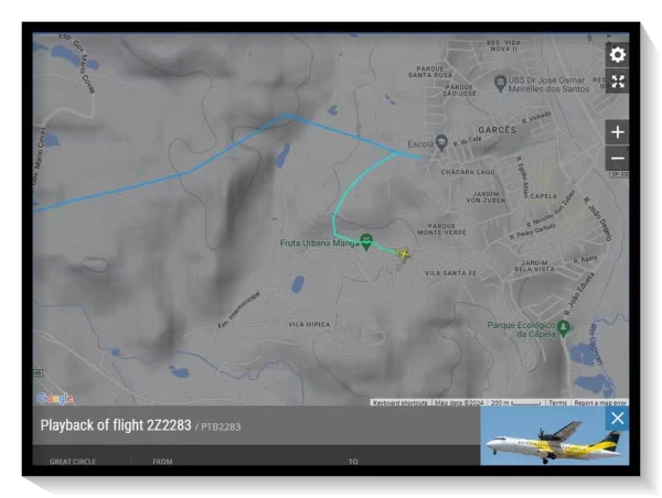 Antes de cair em Vinhedo SP aviao fez curva violenta