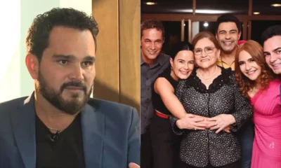 Ausencia de Luciano Camargo em festa da mae da.webp