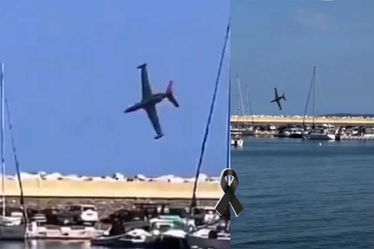 Avião cai no mar durante comemoração e óbito é confirmado; vídeo captou momento exato da tragédia 31 1News Brasil