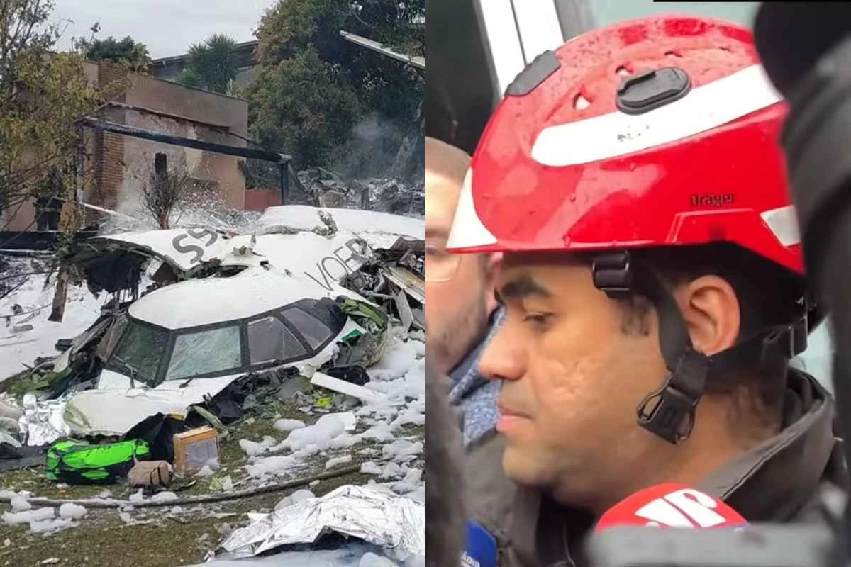 Bombeiro faz triste relato do que viu em avião: ‘Os corpos estão como se estivessem sentados nos assentos’ 31 1News Brasil