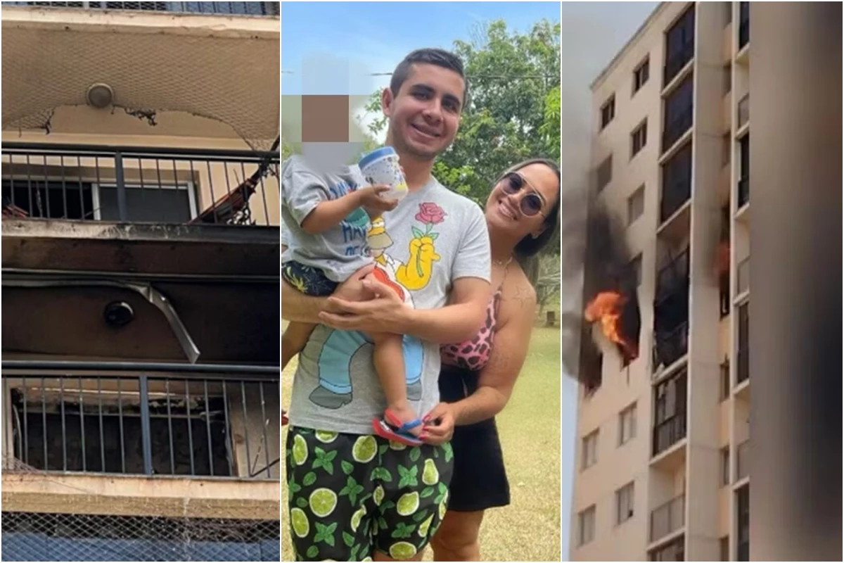 Duas pessoas foram resgatadas com vida de incêndio em apartamento que resultou no óbito de pai, mãe e bebê 31 1News Brasil