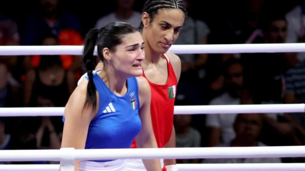 Em 46 segundos, italiana abandona luta contra boxeadora reprovada em teste de gênero… 35 Em 46 segundos italiana abandona luta contra boxeadora reprovada em