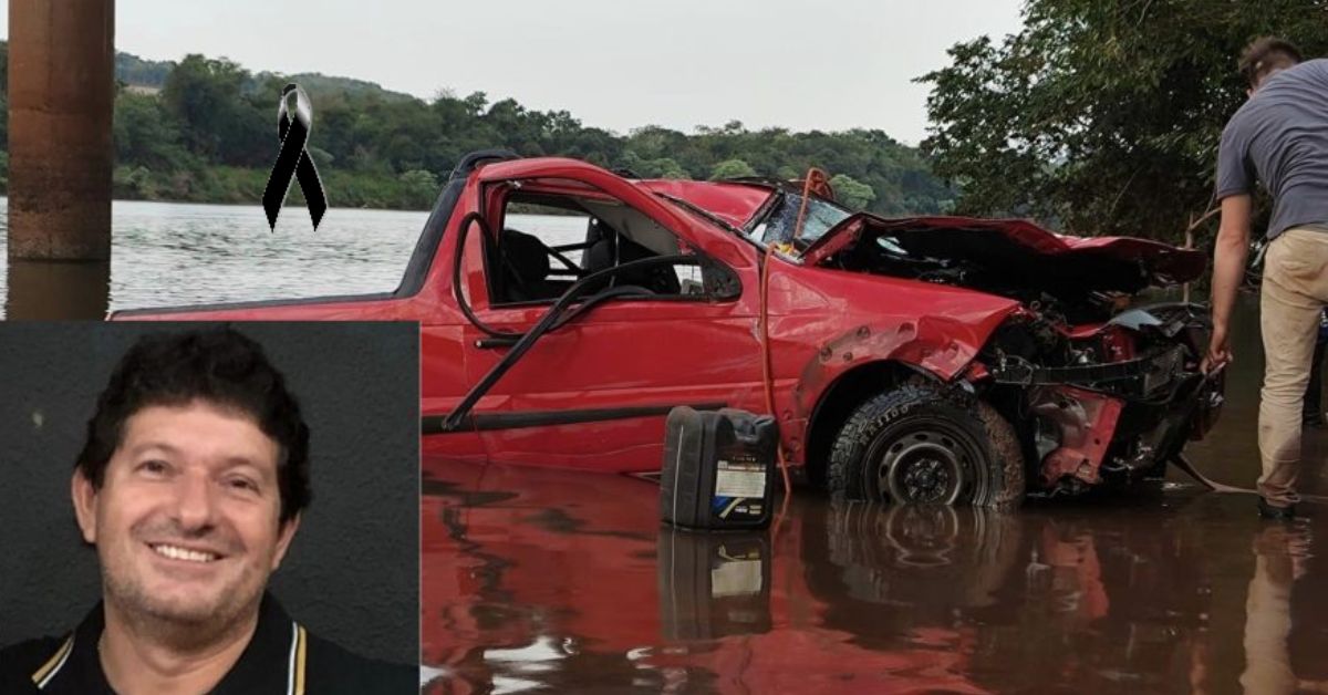 Empresario nao resiste apos seu veiculo cair de ponte na.jpg