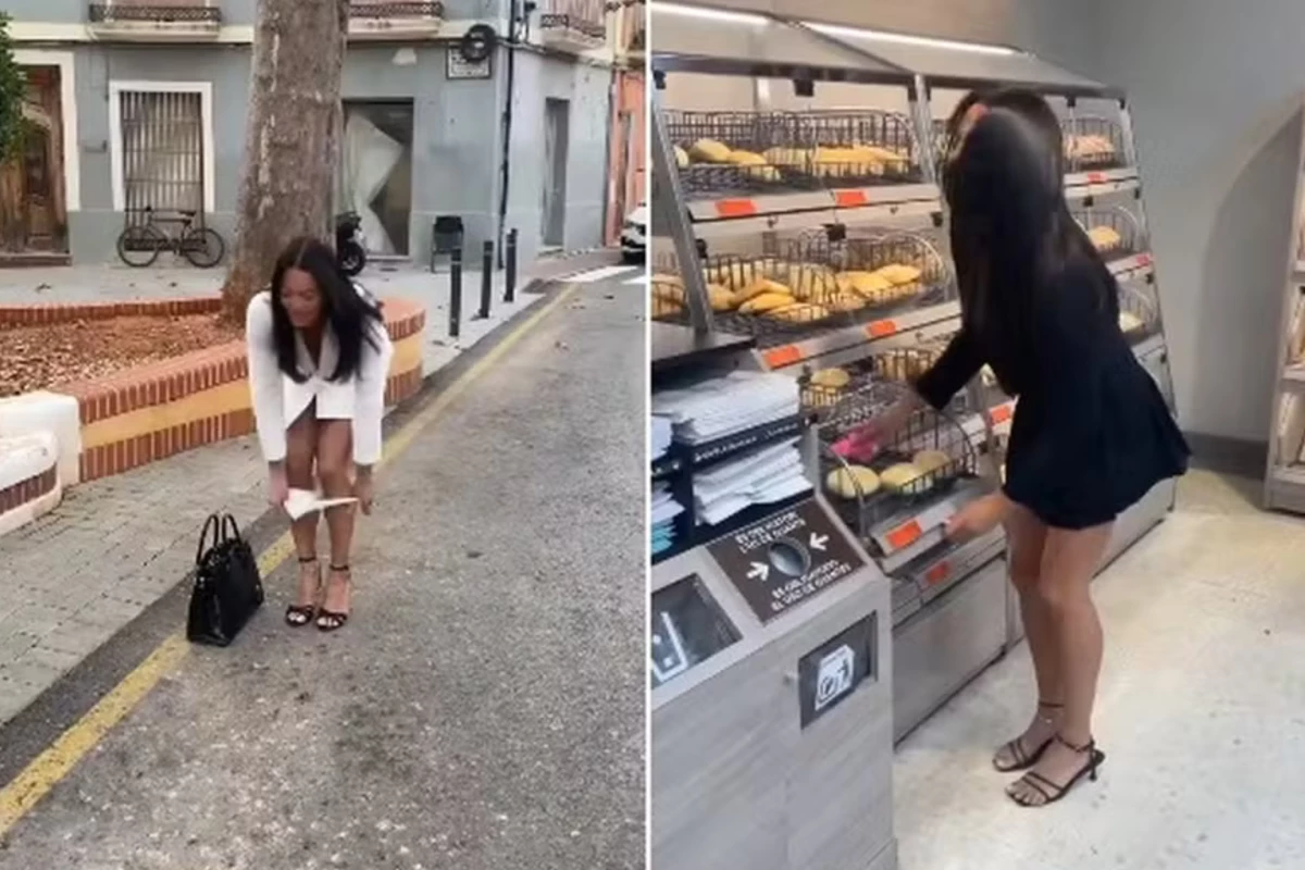 Influencer causa polêmica ao tirar a calcinha e deixar em lugares públicos como ‘brinde’; vídeos viralizam 31 1News Brasil