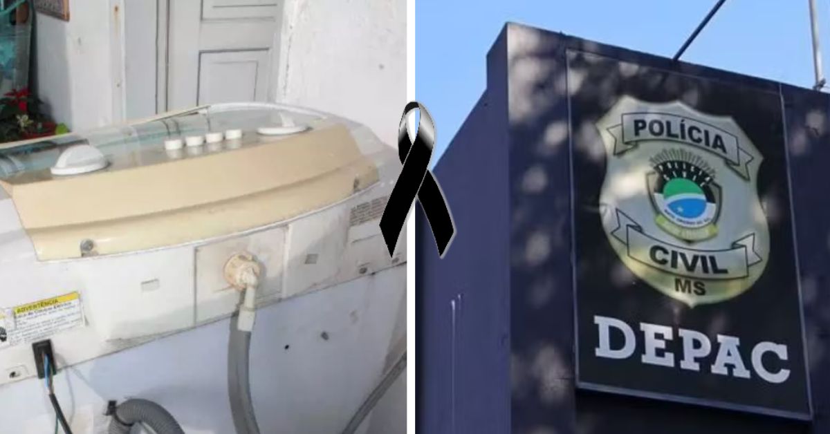 Mulher morre de forma trágica ao tentar consertar máquina de lavar com os dentes no MS 31 FN+