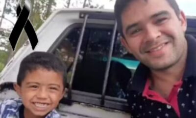 Pai e filho de 7 anos de MG perdem a.jpg