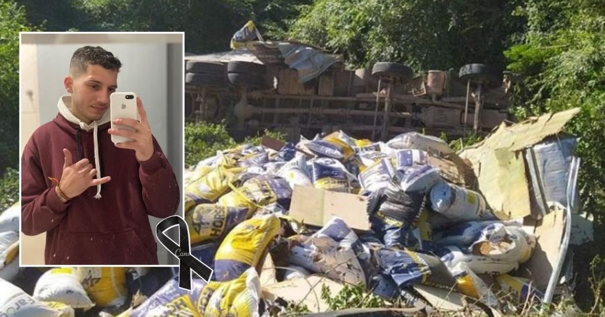 Quem é o jovem que morreu em grave acidente de caminhão em SC e fazia aniversário no dia do acidente 31 Quem e o jovem que morreu em grave acidente de.jpg