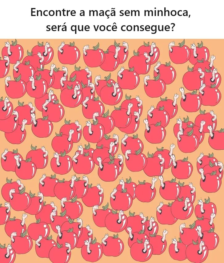 Resposta Encontre a Maçã sem Minhoca 38 Resposta Encontre a Maca sem Minhoca.webp