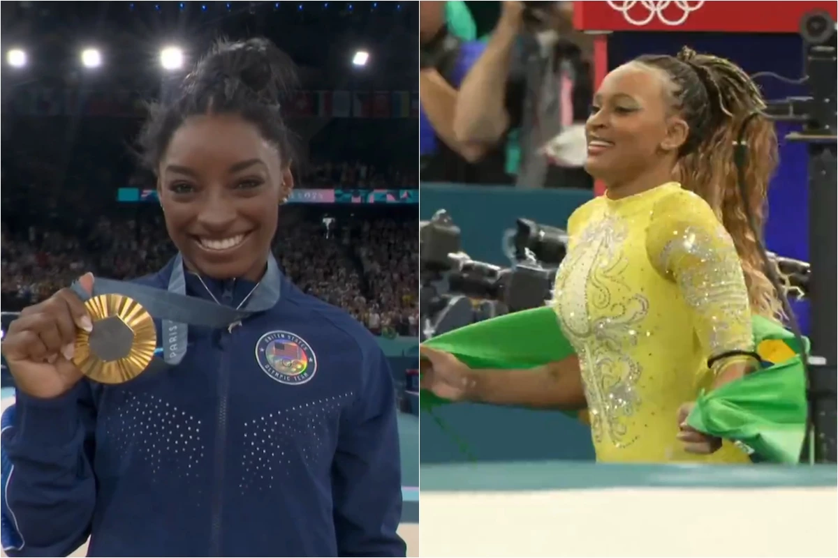 Simone Biles se manifesta após vencer Rebeca Andrade: ‘não quero mais competir com ela’ 31 1News Brasil