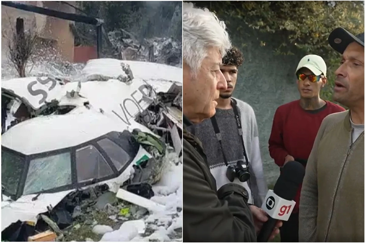Testemunha conta na Globo que viu pessoa viva em avião que caiu; IML e especialista alegam que não é possível 31 1News Brasil