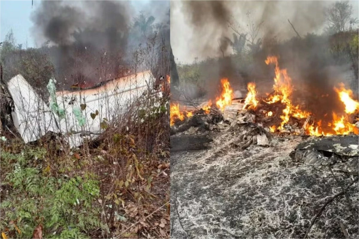 Tragédia no Mato Grosso: avião com cinco pessoas cai e explode em seguida 31 1News Brasil