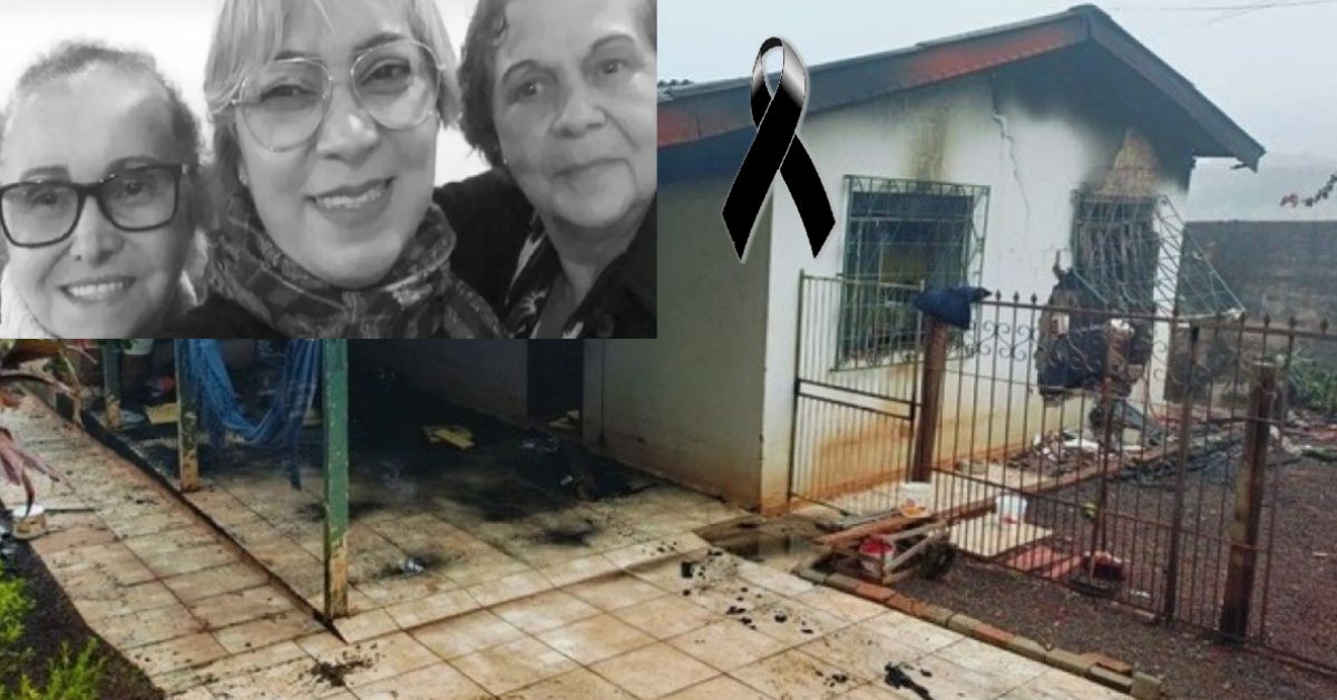 Três mulheres da mesma família são encontradas sem vida dentro de casa no PR após incêndio 31 Tres mulheres da mesma familia sao encontradas sem vida dentro.jpg