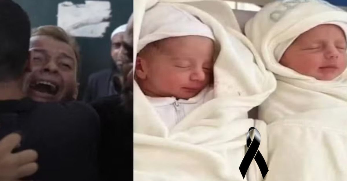 Vídeo Mostra Desespero de Pai Palestino ao Descobrir Morte de Esposa e Gêmeos em Bombardeio 31 Video Mostra Desespero de Pai Palestino ao Descobrir Morte de.jpg
