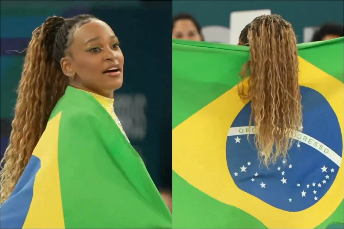 Vídeo mostra o que Rebeca Andrade fez logo depois de conquistar medalha de prata em Paris 46 1News Brasil