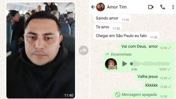 Vitima da tragedia em Vinhedo enviou ultima foto dentro do