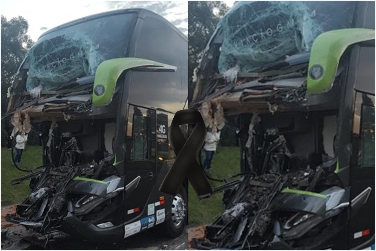 Acidente entre ônibus que levava 35 passageiros e caminhão causa óbito; detalhes tristes são divulgados 31 1News Brasil