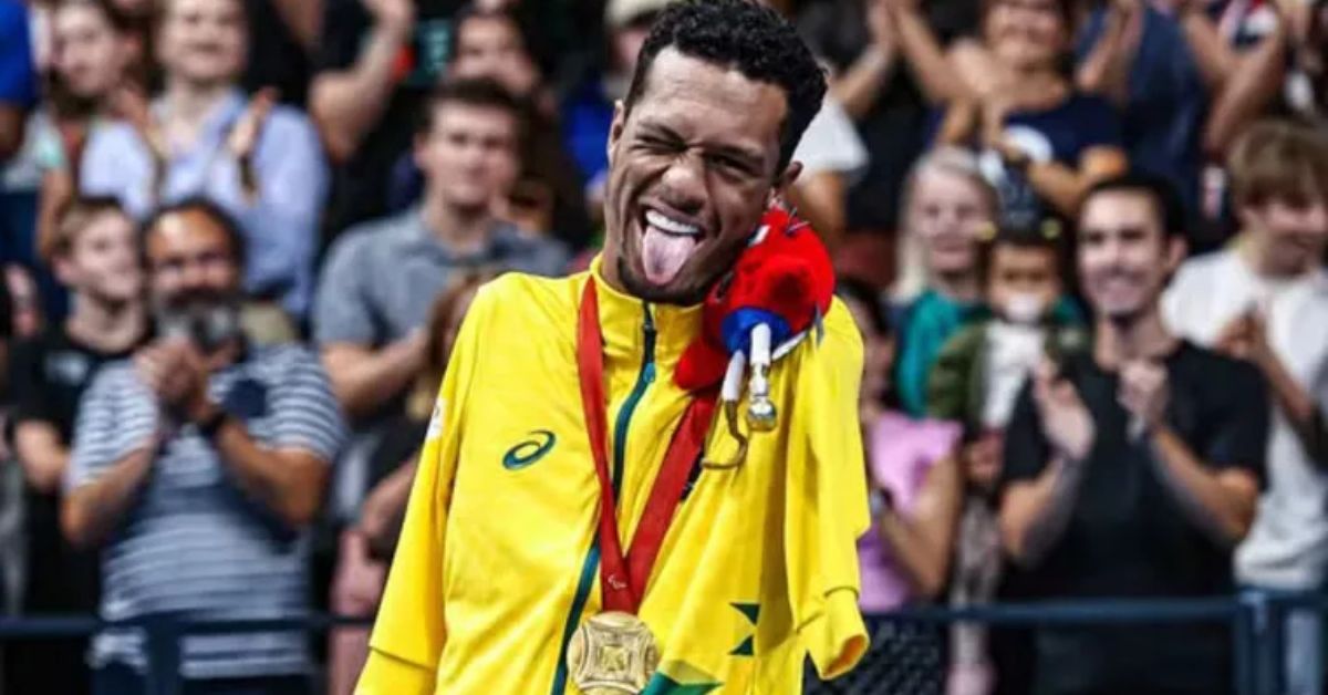 Esse é o valor que Gabrielzinho conquistou após ter ganhado a terceira medalha de ouro na Paralímpiada de Paris 31 FN+