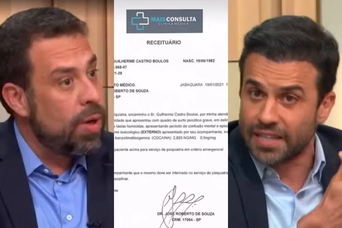 Guilherme Boulos pede prisão de Pablo Marçal, após publicação de suposto laudo atestando positivo para drogas 34 1News Brasil