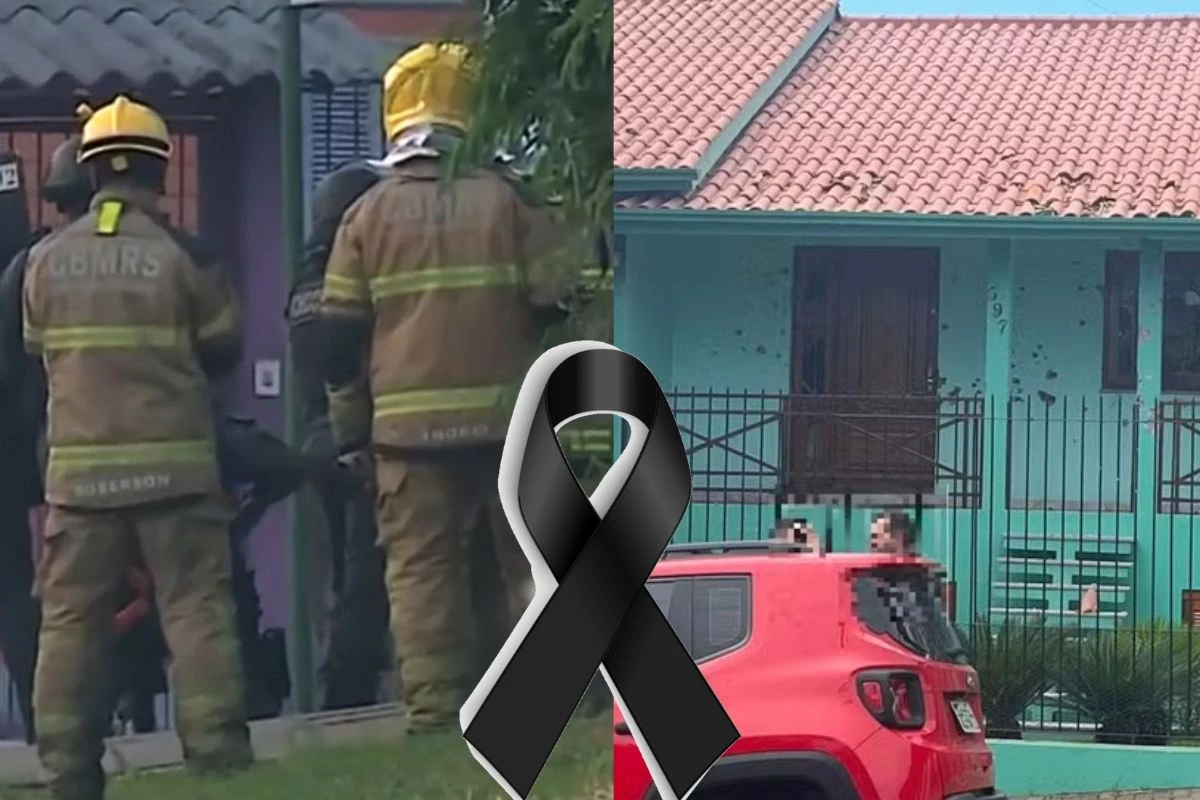 Imagens de como ficou a casa em Novo Hamburgo, após atirador atentar contra a família 40 1News Brasil