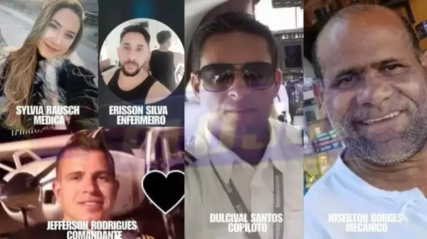 Essas sao as vitimas do acidente aereo no interior de