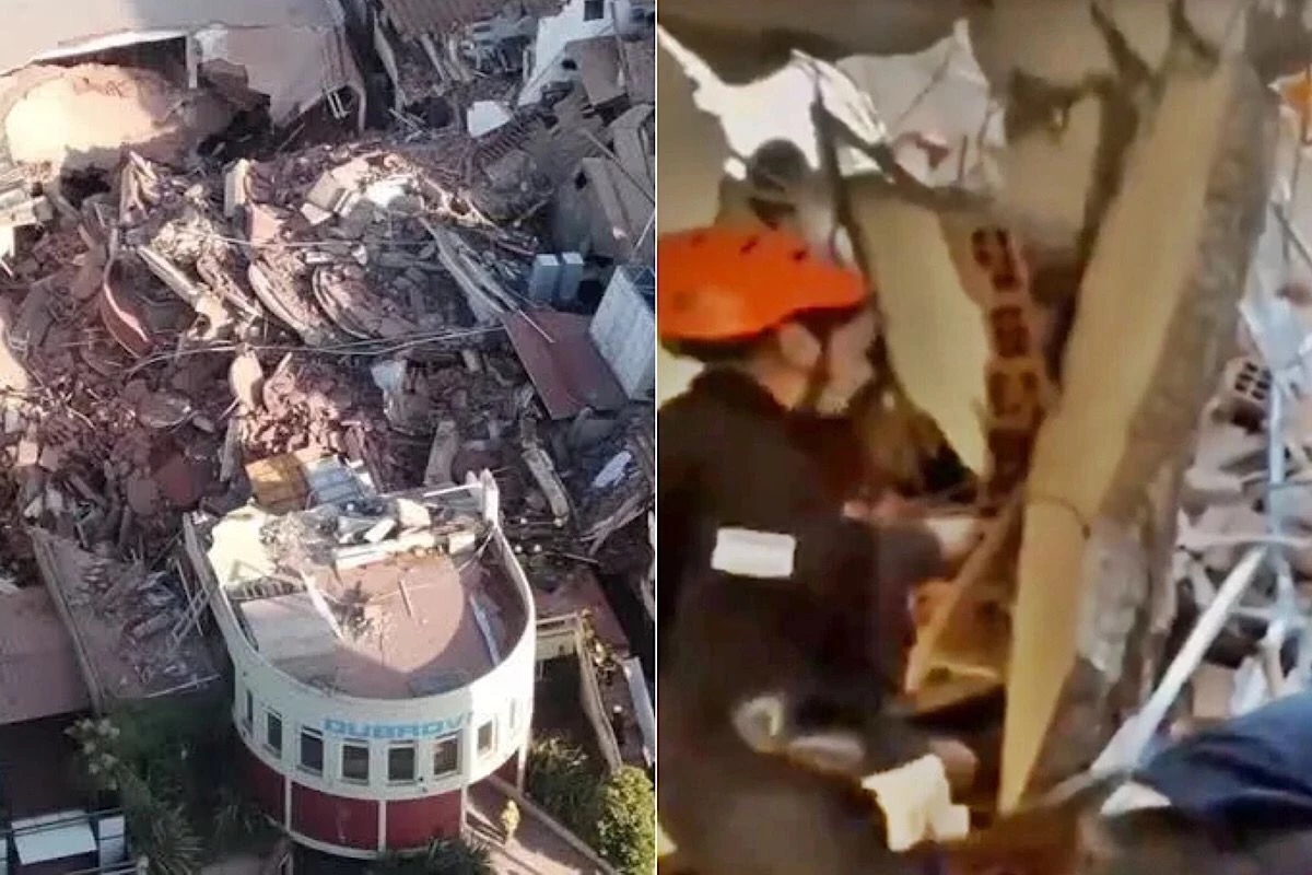prédio de 10 andares desaba e deixa cenário de destruição 31 1News Brasil