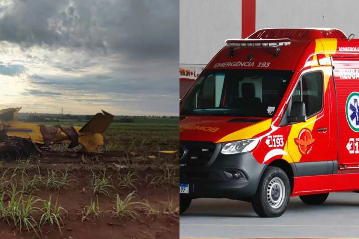 Avião acaba de cair em Goiás; bombeiros chegam ao local às pressas e confirmam óbito 40 1News Brasil