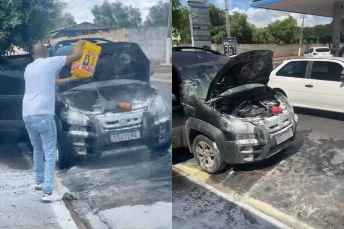 Motorista de app infarta com o pé no acelerador e faz o próprio carro pegar fogo com o giro do motor 31 1News Brasil