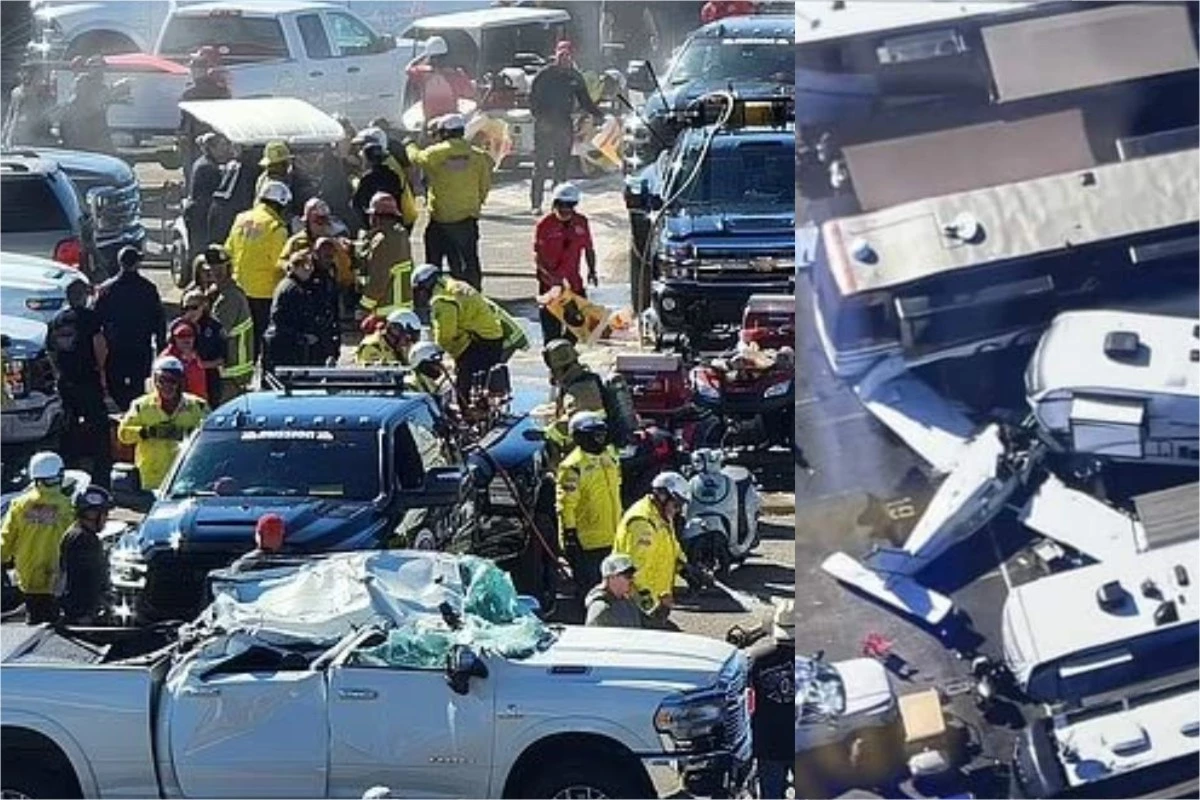 avião 'pousa' sobre carros em estacionamento, deixando várias pessoas feridas 31 1News Brasil