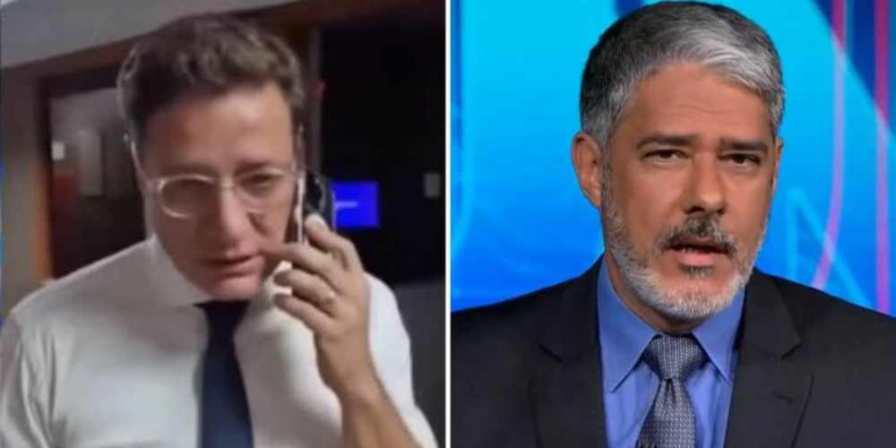 Saiba qual foi a reação de Bonner ao vídeo encenado por repórteres 37 vladimir netto e william bonner.jpg